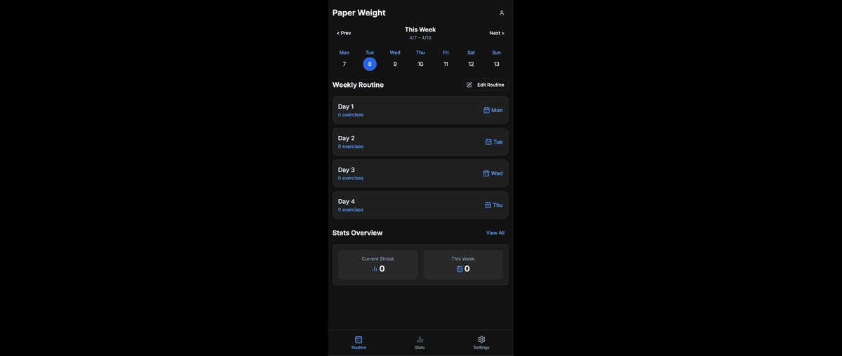 Paper Weight App