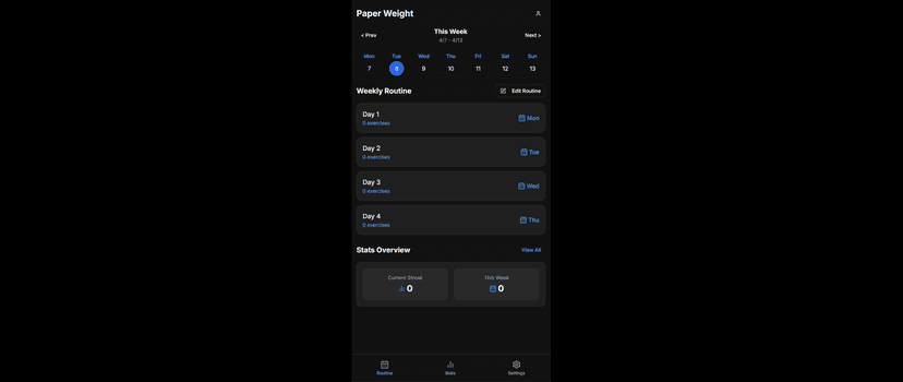Paper Weight App
