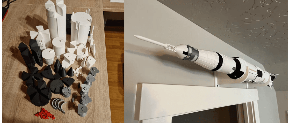 3D-Printed Saturn V Project