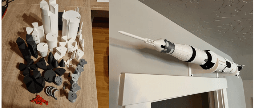 3D-Printed Saturn V Project